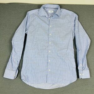 Eton Light Blue Checkered Dress Shirt